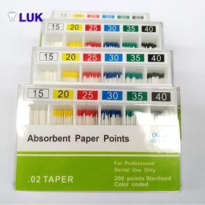 02/04/06 Taper Paper Point Dental Filiing Material Absorbent Paper Points