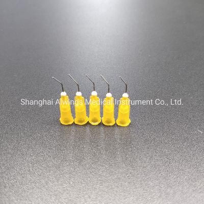 Irrigation Tips Dental Disposable Pre-Bent Needle Tips for Dental Composite