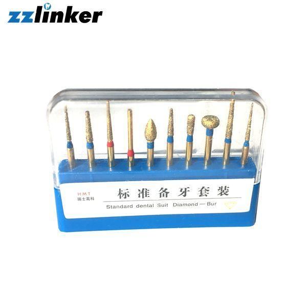 Lk-P11-2 Gold Plated Diamond Burs Polishing Kit