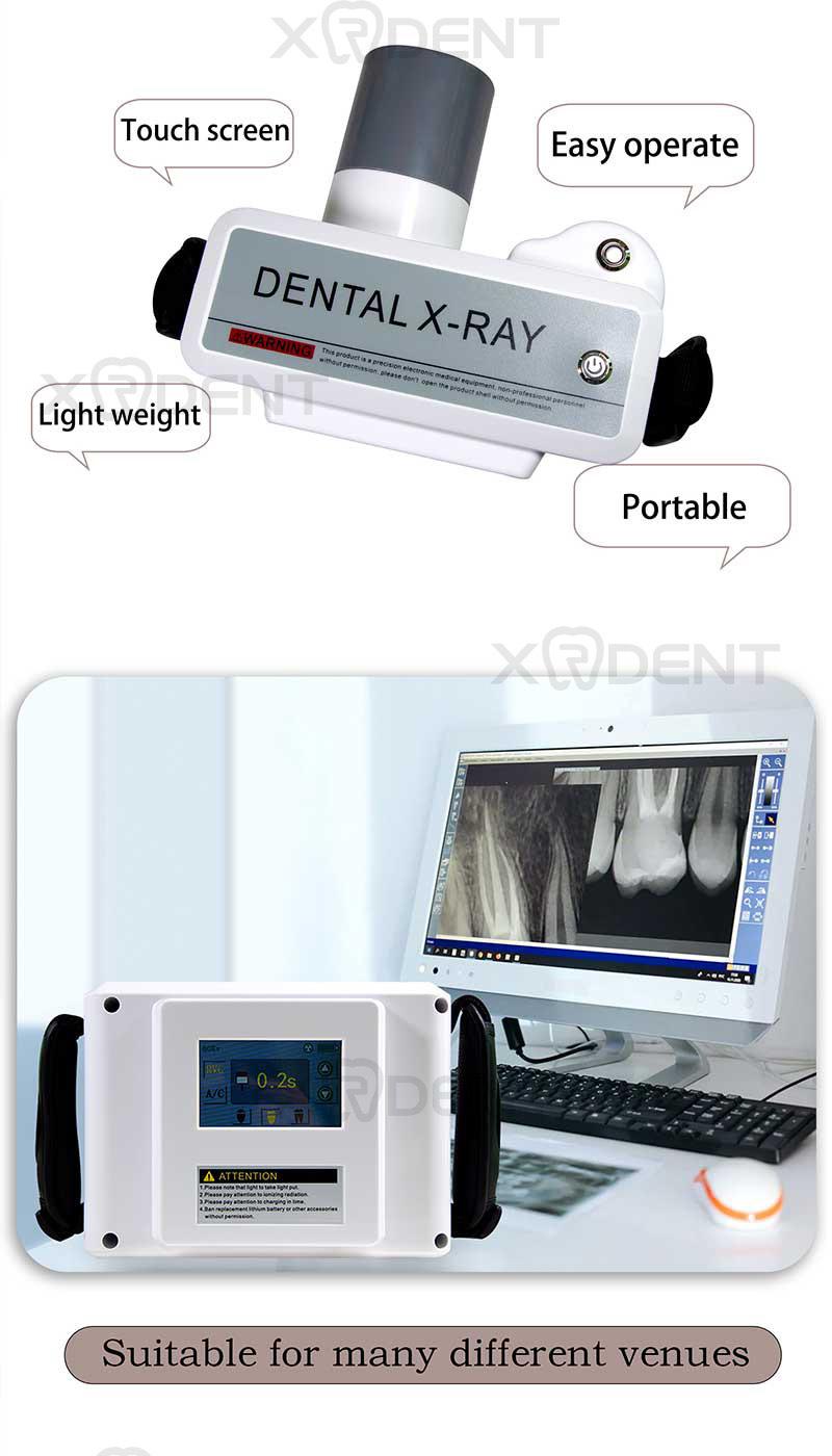 Dental Portable X-ray Unit Machine LCD Touch Screen