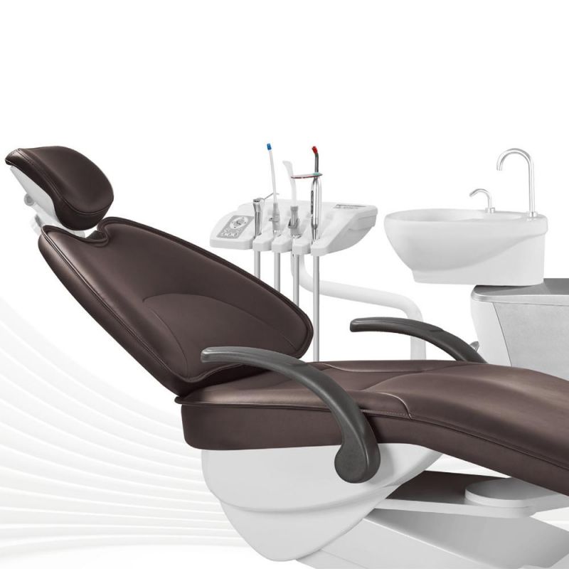 Luxury Microfiber Leather Seat High Quality Dental Unit Chair