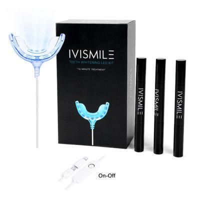 Ivismile Private Logo Phone Connect Teeth Whitening Kits Fast Effective 16 Minutes Timer