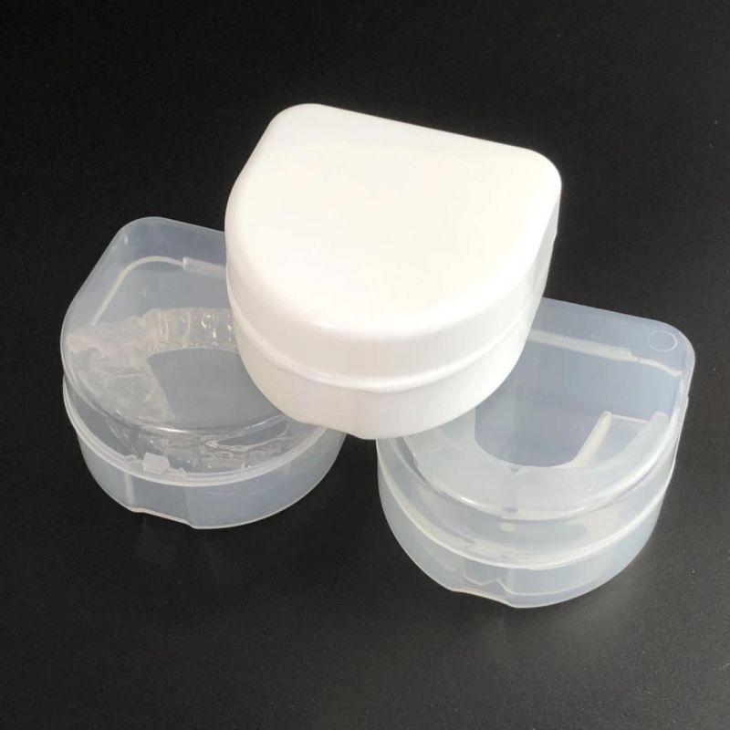 Orthodontic Dental Crown Brace Transparent Dental Mouthguard Box