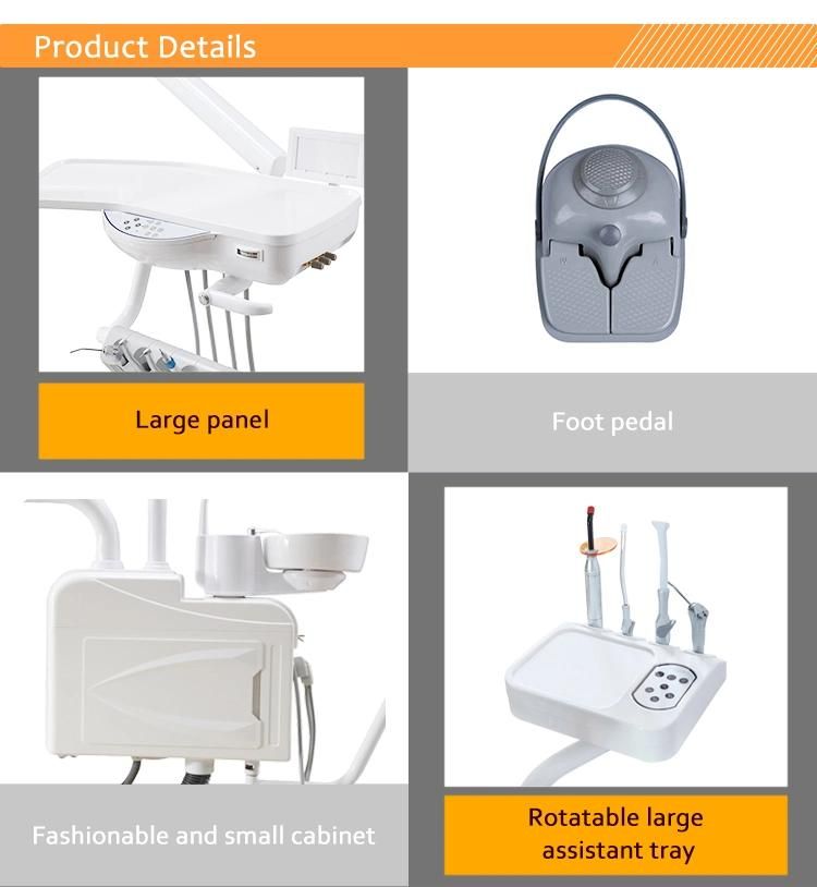 New Design Economic Dental Chair with Operation Lamp