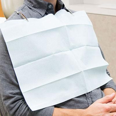 White Waterproof Paper Dental Bib Disposable Apron