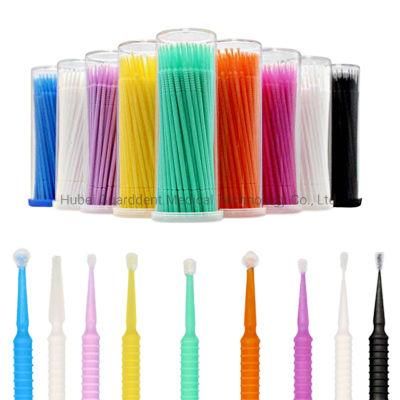 Dental Plastic Micro Brush Mini Brush Micro Applicators Tattoo Use