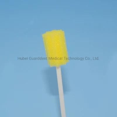 Sponge+PP Plastic Stick Dental Disposable Swabs Cleaning Foam Swabs Oral Care