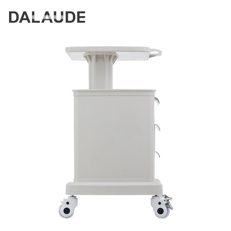 Dental Plastic Trolley 3 Drawers Cart Trolley