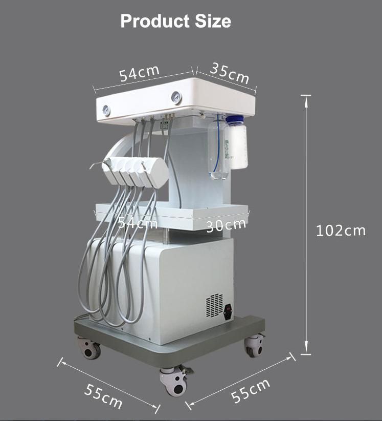 Built-in Air Pump Dental Movable Turbine Unit