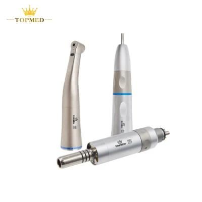 Medical Instrument Dental Equipment Inner Channel Push Button Low Speed Fiber Optic Handpiece Kit