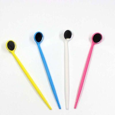 Daily Care Home Oral Colorful Dental Disposable Mouth Mirror Tools