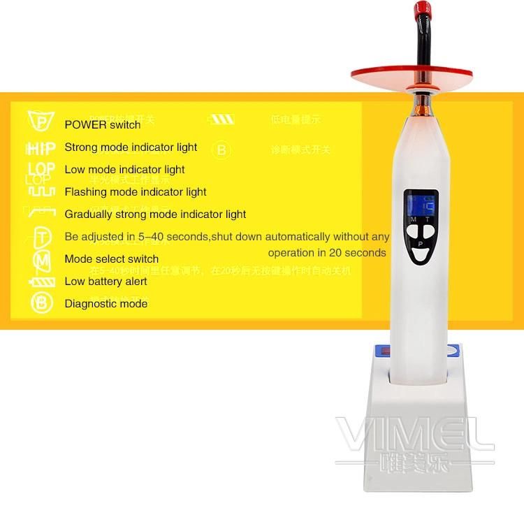 Dental 2-1 Caries Detection Diagnostic Curing Light Lamp