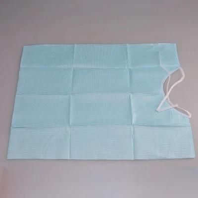 Disposable Paper Adult Bib 2 Layer/Nowoven Dental Apron