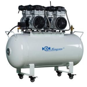 Hongrun Clean Air 100L Dental Oilless Air Compressor