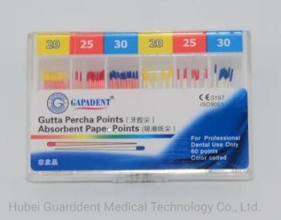 Dental Materials Disposable Absorbent Paper Points Gutta Percha Points