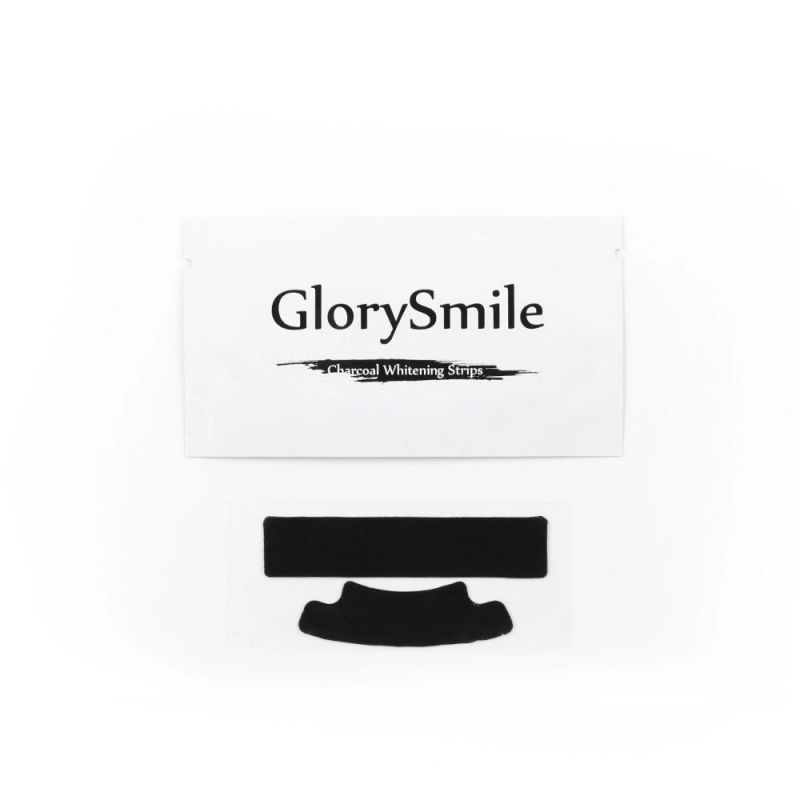 Wholesale Glory Smile Dental Bright Manufactory HP/Cp/Pap Custom Service Bamboo Charcoal Home/Hotel/Salon Black Teeth Whitening Strips