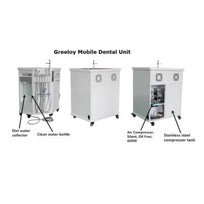 High Quality Portable Dental Unit with 3-Way Syringe (GU-P 212)