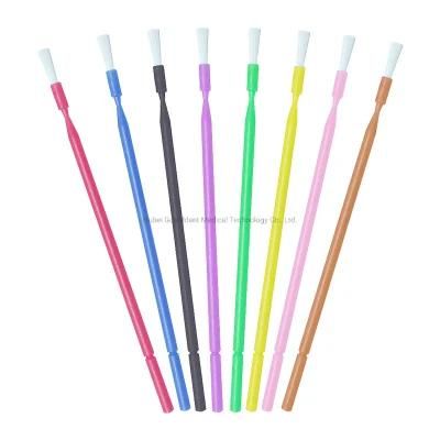 Dental Long Hair Applicator Brush Disposable Dental Plastic Micro Applicator Brush