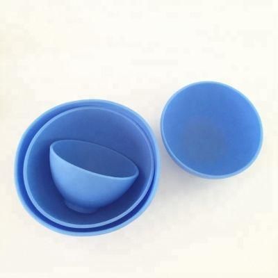 Durable Using Non Stick Dental Silicone Rubber Mixing Bowl for Small Medium Large Size