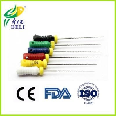 Dental Niti Hand Use Files K Files H Files Reamers for Dental Use Only