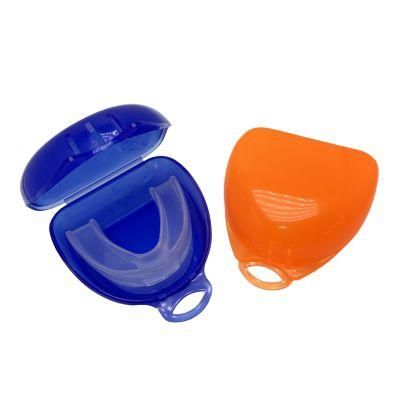 Plastic Mouth Guard Night Bite Guard Aligners Container with Slots