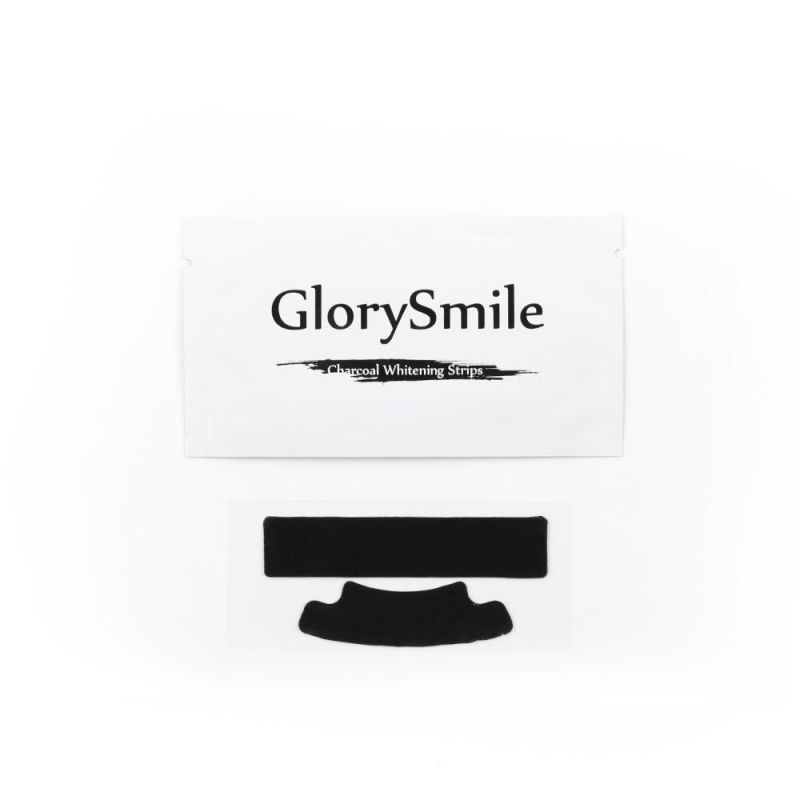 Cpsr MSDS Approved Glory Smile Dental Bright Manufactory OEM/ODM Custom Service Black Bamboo Charcoal Teeth Whitening Strips