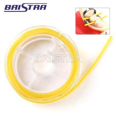 Dental Elastic Rubber Dam Stabilizing Cord Medium Wedges Clamps Sheets