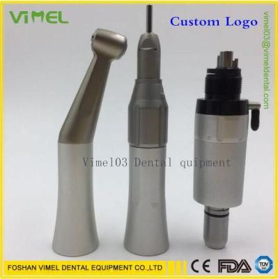 Dental Low Speed Handpiece Kit Straight Contra Push Air Motor