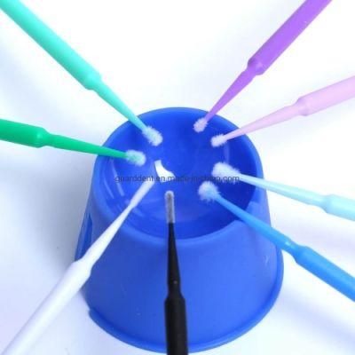 Dental Clinic Disposable Plastic Long Hair Brush Micro Applicator Brushes 2.5mm/2.0mm/1.5mm/1.2mm