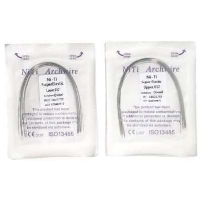 Dental Equipment Super-Elastic Arch Wire Nickel Titanium Orthodontic Wire