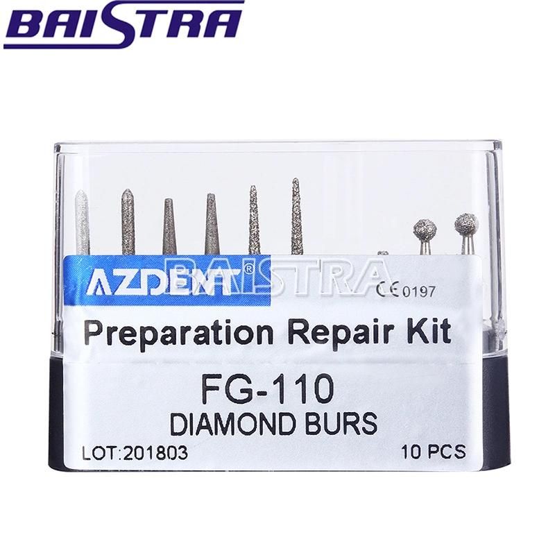 Azdent Preparation Repair Dental Diamond Burs Kit