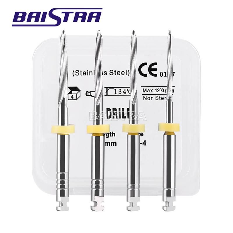 Dental Materials Fiber Post Drill Stainless Steel Endodontic Root Canal Drills