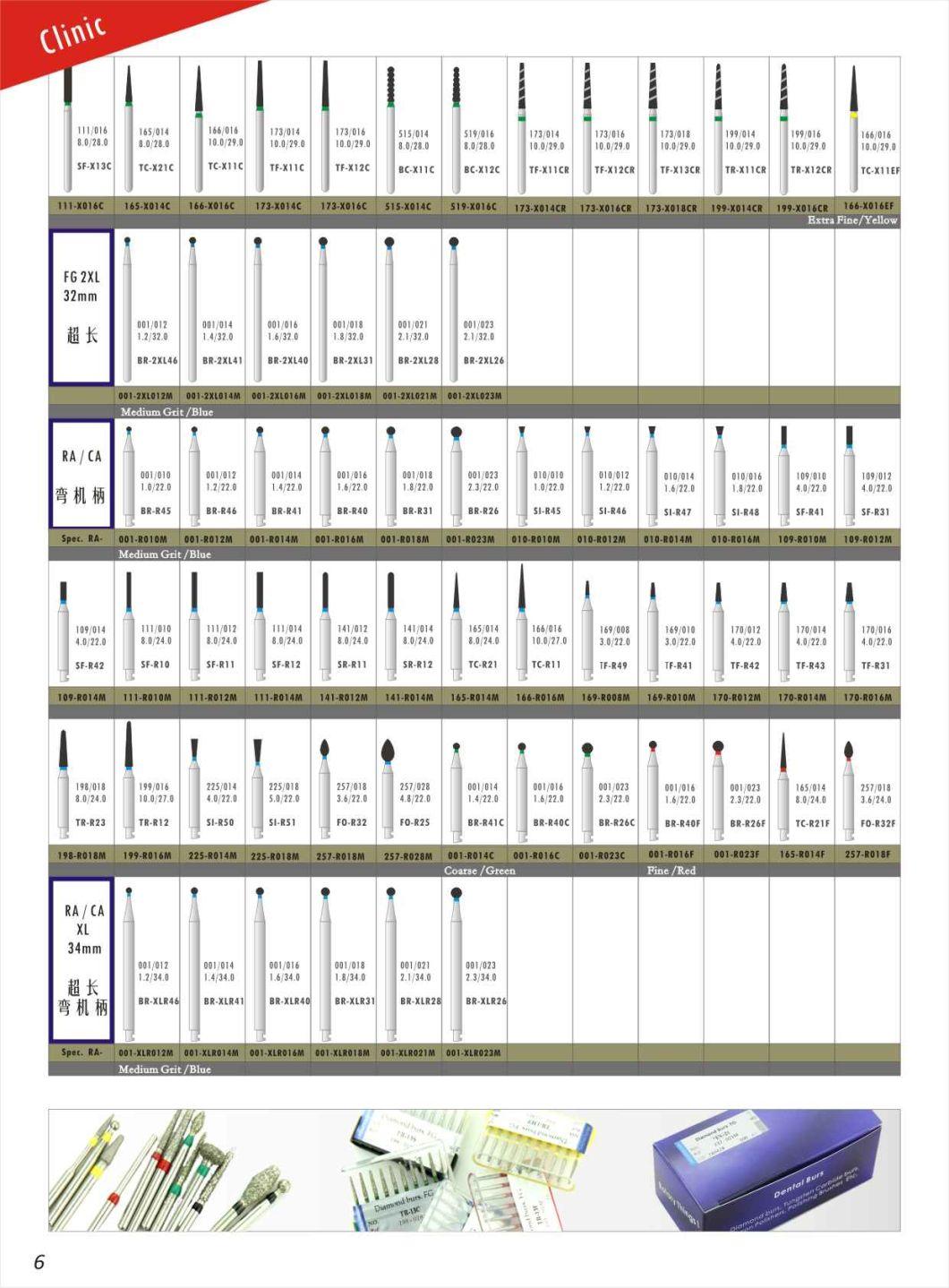 Professional Manufacturer Dental Diamond Bur