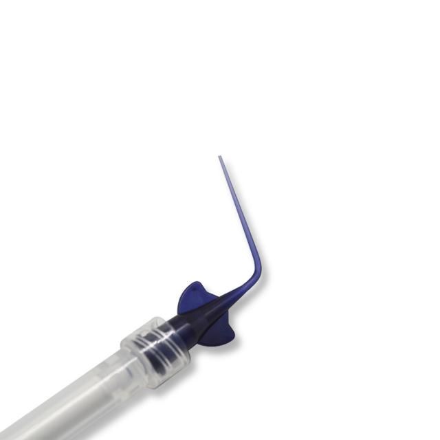 Straight Tip Sterile Plastic Disposable Periodontal Needle for Dental Clinic 0.25mm 0.35mm 0.28mm