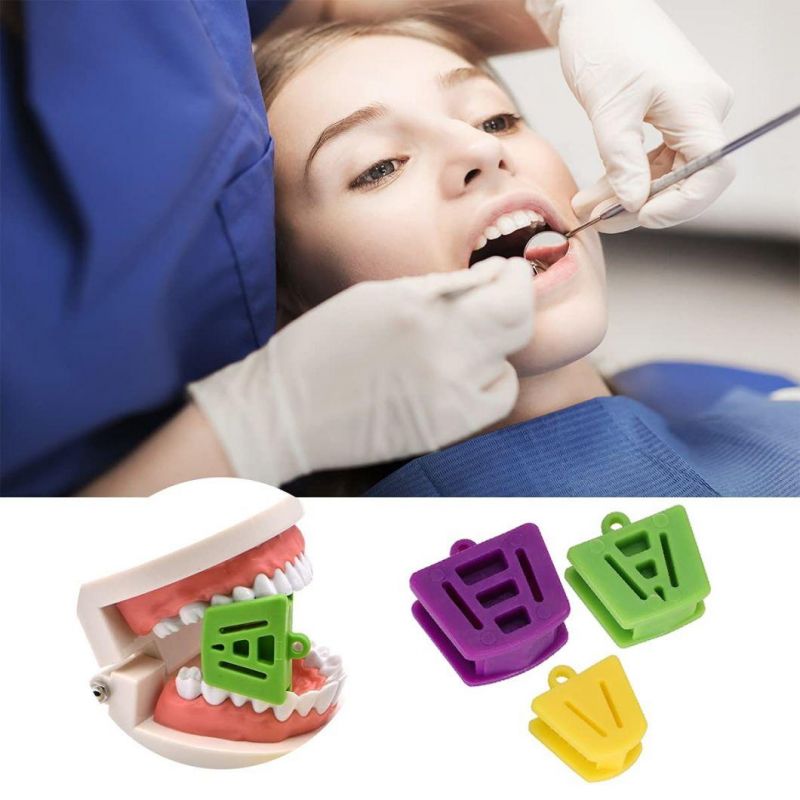 Three Color Dental Mouth Prop Dental Material