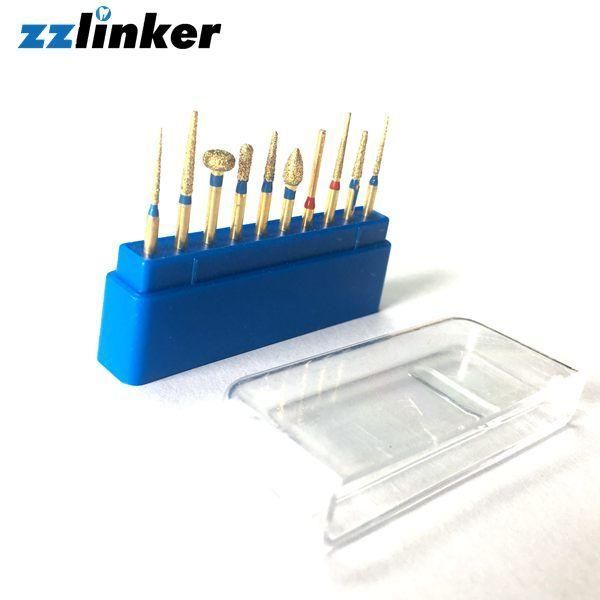 Lk-P11-1 Diamond Lab Acrylic Dental Burs Kit HP 10PCS Assorted Burs