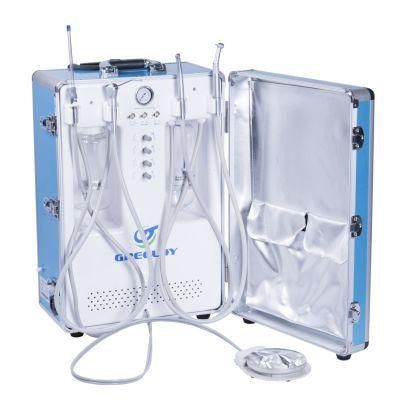 Portable Dental Equipment Unit with 4 PCS Accessories for Vet Hospital Clinic Pets Tooth