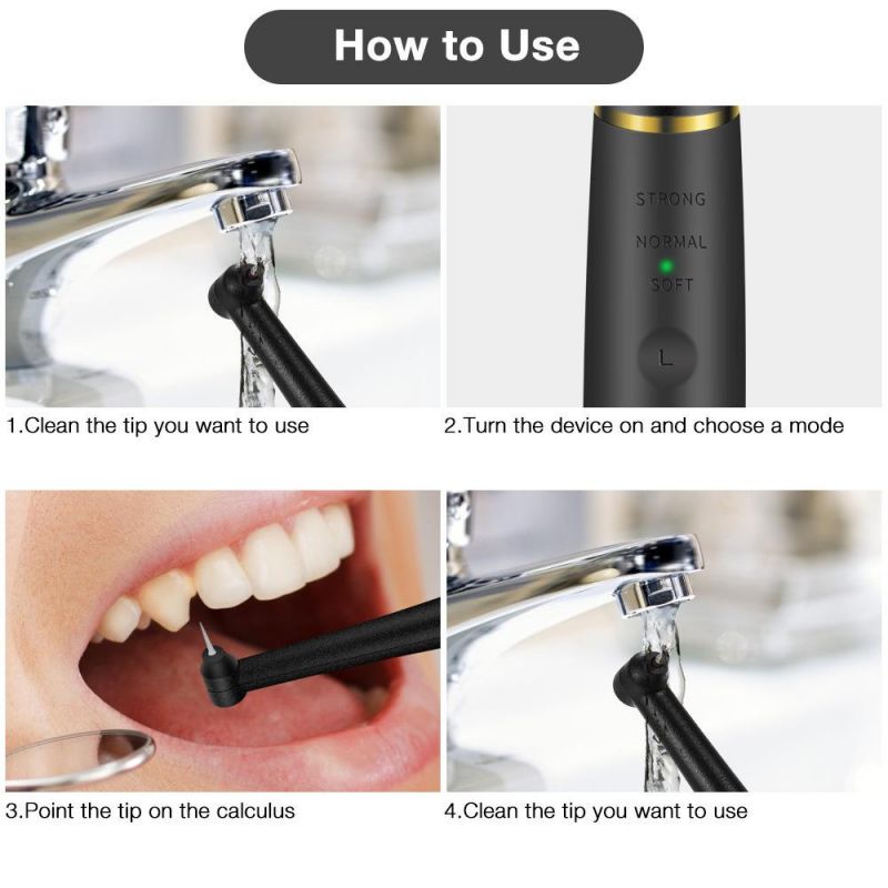 Ultrasonic Teeth Whitening Tooth Cleaner Tartar Remover Electric Dental Calculus Plaque Remover