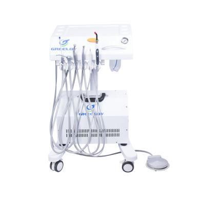 Mobile Dental Cart Portable Dental Unit with LED Curing Light