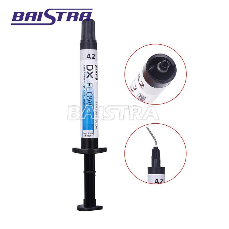 High Strength Dental Flowable Light Cure Composite A1 A2 A3