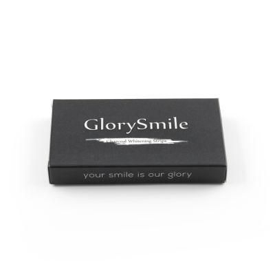 Wholesale FDA Ce Approved Glory Smile Dental Bright Manufactory Custom Service Black HP/Cp/Pap Bamboo Charcoal Teeth Whitening Strips