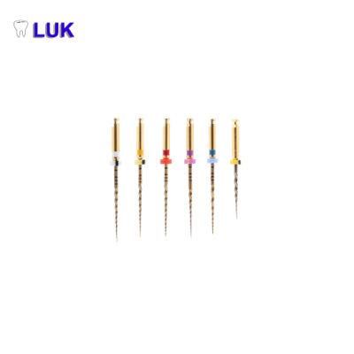 Medical Niti Alloy Dental Sx-F3 Endodontic Protaper Gold Heat Activatation Files