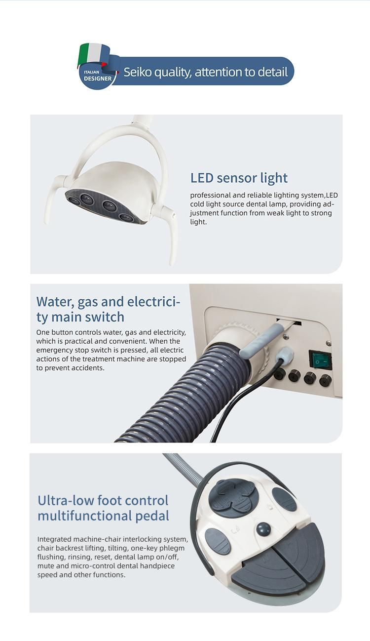 Dental Portable Mobile Unit with Assistant Operating Control System