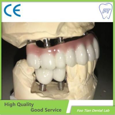 Custom Dental Material Lab Implant Dental Lab Full Contour Zirconium Crown Without Porcelain