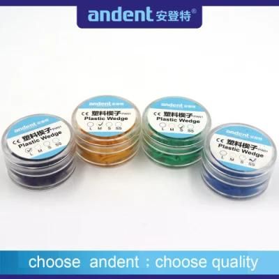 Dental Material colorful Different Size Plastic Wedge