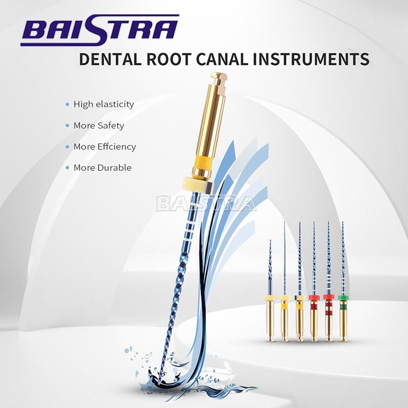 Good Quality Engine Use Root Canal Instrument Heat Activated Dental Endo Niti Files