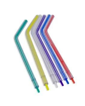 Colourful Dental Disposable 3 Way Air Water Syringe Nozzles Tips