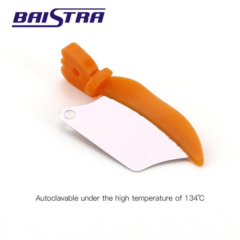 Dental Plastic Wedge Knife with Dental Stainless Steel Matrix