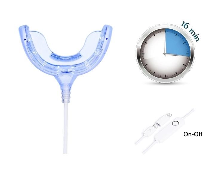 Pap Gel Teeth Whitening LED Cold Light Teeth Whitening Machine