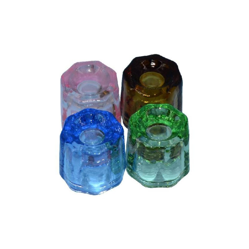 Dental Grade Glass Colorful Dental Mixing Cup Hard Crystal Color